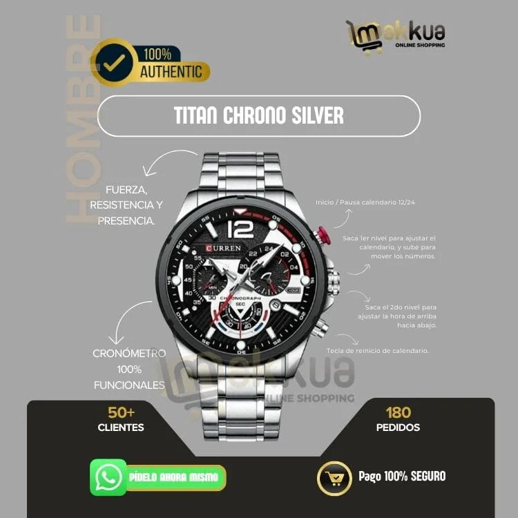 Titan Chrono Gold 8395