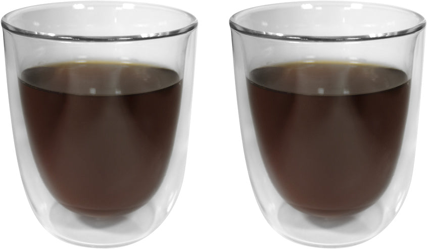 Set de vasos de vidrio "Double" T549