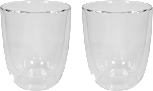 Set de vasos de vidrio "Double" T549