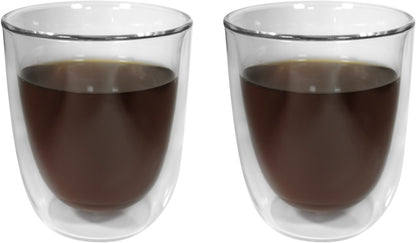 Set de vasos de vidrio "Double" T549