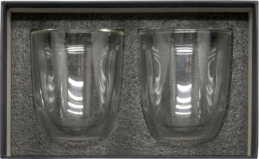 Set de vasos de vidrio "Double" T549